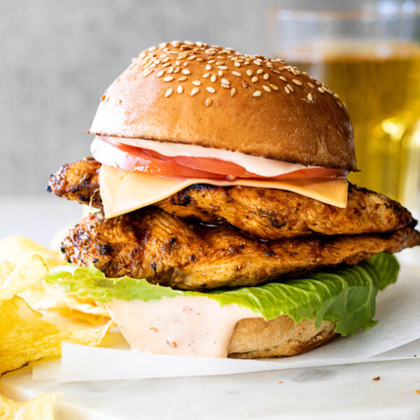 Grilled Chicken Steak Burger
