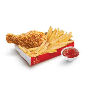 Piece Of Chicken & Chips
