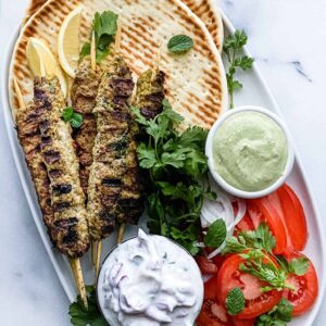 Seekh Kebab(2x) & Naan
